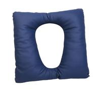 FashionCha Cuscino Seduta Commode per Sedia Coprisedile Toilette Morbido Imbottito con Pelle PU E Cotone Perlato Resistente All’usura Adatto Gravidan, blu scuro