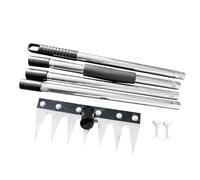 FashionCha Estirpatore Manuale Estrattore di Erbacce Rastrello da Giardino Sarchiatore a Mano con Manico Smontabile E Presa Confortevole Adatto a Giardinaggio E, 7 Consigli