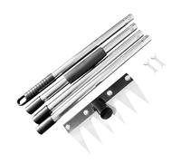 FashionCha Estirpatore Manuale Estrattore di Erbacce Rastrello da Giardino Sarchiatore a Mano con Manico Smontabile E Presa Confortevole Adatto a Giardinaggio E, 6 Consigli