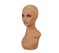 FashionCha Female Mannequin Head Training Head Professional Cosmetology Face Display Model per i gioielli, Db01