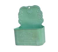 FashionCha Fioriera da Parete in Metallo Realizzata a Mano in Stile, in Ferro, Che Valorizza La Decorazione di Giardini, E Verande, Adatta Come Reg, Verde