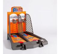 FashionCha Mini Gioco Basket da Tavolo per Bambini e Famiglie, Giocattolo da Scrivania con Basket e con le, Arancione, 12 palline