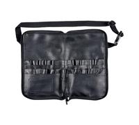 FashionCha per Pennelli Da Trucco, Astuccio per Pennelli Da Trucco, Organizer Portatile Professionale Multitasche con Cerniera per