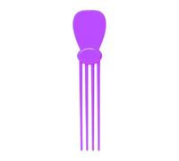 FashionCha Pettine Da Massaggio Professionale per La Testa Strumento Gua Sha Pettine per Capelli Multifunzionale per Terapia di Raschiatura Adatto per Uomini E, Viola
