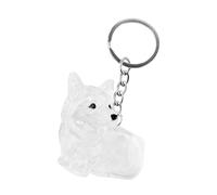 FashionCha Portachiavi a Forma di Cane, Barattolo per Conservare I Degli Animali Domestici, Regalo Significativo per Il Lutto, Corgi