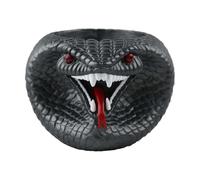 FashionCha Portavaso per Piante in Resina a Forma di Serpente Decorativo per Interni Esterni Adatto per Balcone Soggiorno, Grigio