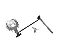 FashionCha Rattle Strumento a Percussione Accessorio in Metallo Risonatore per Pratica Africana E attività di Gruppo Adatto Ai Musicisti, Nessun Morsetto