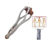 FashionCha Roller di Massaggio per Bambole E Mani, Strumento Manuale per Alleviare La Tensione, Grigio