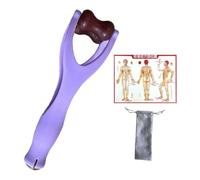 FashionCha Roller di Massaggio per Bambole E Mani, Strumento Manuale per Alleviare La Tensione, Viola