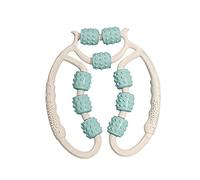 FashionCha Rullo Muscolare Massaggiatore Manuale Rullo per Cellulite Attrezzo per Polpacci E Collo con Design Flessibile Adatto per Il Recupero Dopo L'Allenamen, VERDE