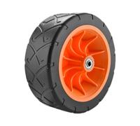 FashionCha Ruota di Ricambio per Carrello Spiaggia Ricambio Portatutto Tosaerba E Carriola con Cuscinetti per Rotolamento Silenzioso Adatta per Uso Esterno, Orangina