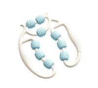 FashionCha Strumento di Massaggio Massaggio Portatile 9 Ruote per L'esercizio Del Bodybuilding Fisico, Blu