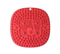 FashionCha Tappetino per riflessologia ai piedi, Rosso