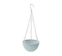 FashionCha Vasi per Fiori Sospesi Cesto per Piante Fioriere da Appendere Portavasi Moderni in PP Leggero con Serbatoio d'Acqua Adatto per Portici Terrazze E Giar, Blu