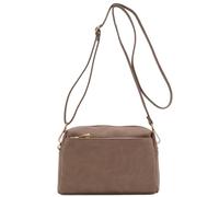FashionPuzzle Borsa a tracolla piccola con tripla zip, Talpa, Taglia unica
