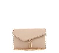FashionPuzzle Pochette a tracolla con cinturino a catena, color carne, taglia unica, Nude, Taglia unica