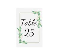 Fashnkart Biglietto per numeri di tavolo con design unico double face, per ricevimenti, baby shower, compleanno, festa nuziale, 12,7 x 17,8 cm