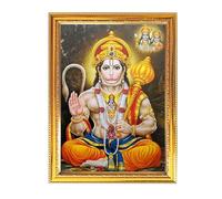 Fashnkart Sita Ram con Hanuman Ji Cornice per foto dorata per Pooja indiano con un tema religioso o spirituale Tempio Puja Room Home Decor Culto 30 x 49 cm