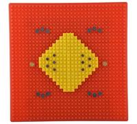 Fashnkart Tappetino per agopressione I - Super con massaggiatore per piedi in rame, dolore alle gambe, crampi, dolore al tallone, dolore al ginocchio