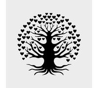 FASHWORK Adesivo murale Wall sticker Albero della vita - love - idea regalo per la casa Dimensioni 45x45 cm