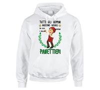 fashwork Felpa Panettiere Divertente Mestieri Tutti Gli Uomini Nascono Uguali, ma Solo i Migliori Diventano panettieri Felpone con Cappuccio