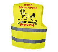 fashwork Gilet Addio al Celibato Amico dello Sposo Party - Taglia S-M