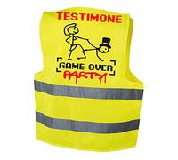 fashwork Gilet Addio al Celibato testimone dello Sposo Party - Taglia S-M