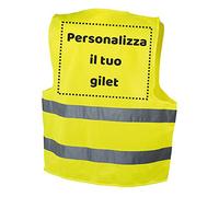 fashwork Gilet Personalizzato PERSONALIZZA con Nome O Frasi Idea Regalo - Taglia L-XL