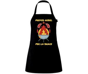 fashwork Grembiule Cucina Divertenti Premio Nobel per la Brace Regalo Humor Chef Cuoco Griller Barbecue Pizza griglia