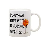 fashwork Tazza Portami Rispetto e Anche Uno Spritz - Idea Regalo