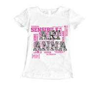 fashwork Tshirt Compleanno Arianna - Nome della festeggiata Maglietta Unica e Originale - Eventi - Idea Regalo