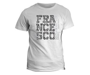 fashwork Tshirt Compleanno Francesco Nome del festeggiato Maglietta Unica e Originale - Eventi - Idea Regalo in Cotone