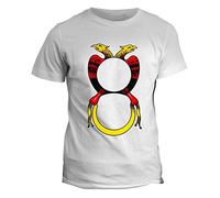 fashwork Tshirt Divertente Scopa Asso di Denari - briscola - Maglietta Divertente - Idea Regalo