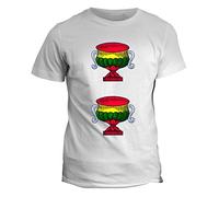 fashwork Tshirt Divertente Scopa Due di Coppe - briscola - Maglietta Divertente - Idea Regalo