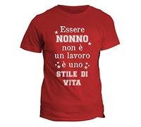fashwork Tshirt Festa dei Nonni Essere Un Nonno Non è Un Lavoro è Uno Stile di Vita - Idea Regalo Nonno