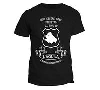 fashwork Tshirt L'aquila - odio Essere così Perfetto ma Sono del L'aquila e Non Posso farci Nulla - Abruzzo