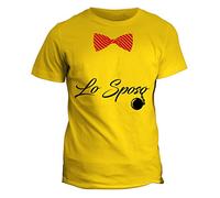 fashwork Tshirt Lo Sposo - Addio al Celibato - in Cotone
