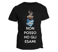 fashwork Tshirt Non Posso Ho Gli esami - Tshirt Simpatica e Divertente Uomo - Fishing - Idea Regalo - in Cotone