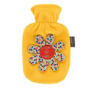 Fashy 65251_30 Acqua Calda Con Fodera-Pile Giallo, Ricamato - 0,8 Litro