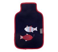 Fashy 67380_54 Borsa Dell'Acqua Calda Con Rivestimento, IN Look Feltro, Blu E
