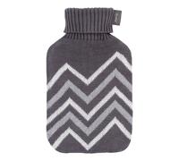 Fashy 67404_23 Acqua Calda Con Copertina a Maglia Bianco-Grigio, Fantasia - 2