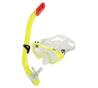 Fashy Bambini 'Basic Set Maschera Subacquea con boccaglio, Giallo, Small
