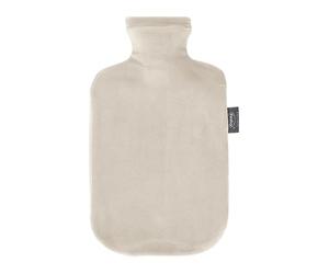 Fashy Borsa dell'acqua calda, 2,0 l, con rivestimento in ratina, colore: beige
