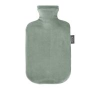 Fashy Borsa dell'acqua calda, 2,0 l, con rivestimento in ratina, colore: verde