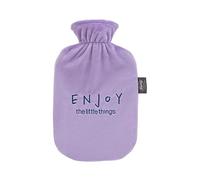 Fashy Borsa dell'acqua calda con rivestimento, lilla, 2,0 l