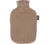 Fashy Borsa dell'acqua calda da 2,0 l, con rivestimento trapuntato, beige
