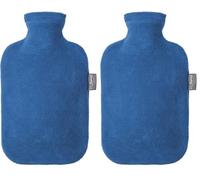 Fashy Bottiglia di Acqua Calda, Blue (Confezione da 2)