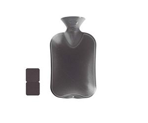 Fashy - Copri borsa dell'acqua calda in pile grigio 2 litri - 1ST