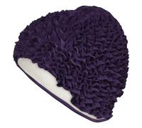 Fashy Cuffia da bagno da donna con balze interne in pellicola e impermeabilizzante, viola