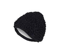 Fashy, Cuffia da Bagno Donna Rüschen, Nero (Nero), Nero